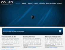 Tablet Screenshot of daweb.com.br